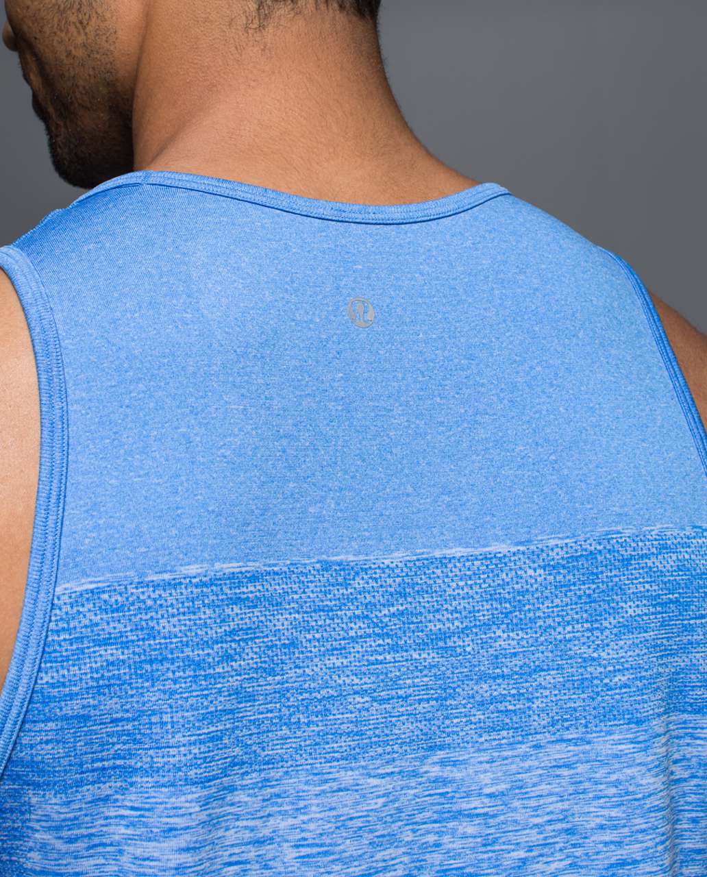 Lululemon Metal Vent Tech Tank - Mvt Space Dye Teacup Blue