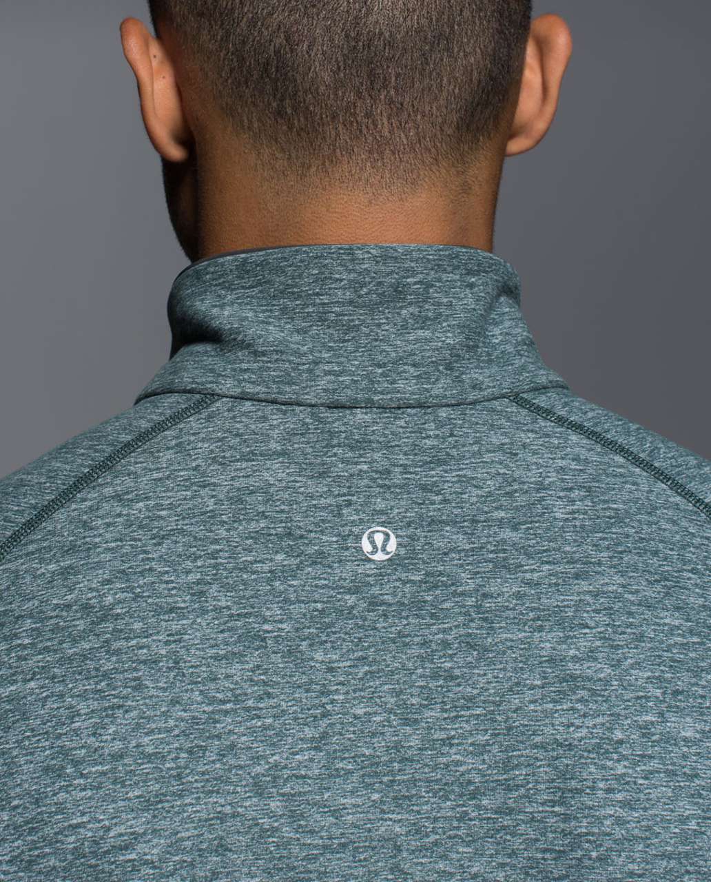 Lululemon Sweat Session 1/2 Zip - Heathered Fuel Green