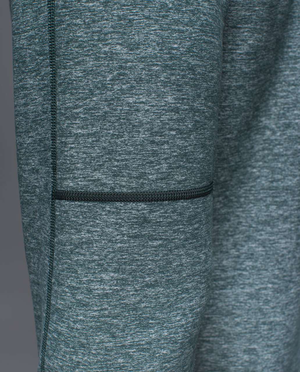 Lululemon Sweat Session 1/2 Zip - Heathered Fuel Green