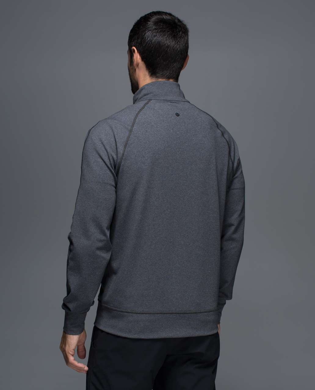 Lululemon Post Session Jacket - Heathered Deep Coal / Deep Coal