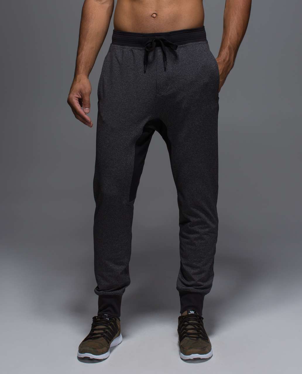 Lululemon Anti-Gravity Pant - Heathered Black / Black