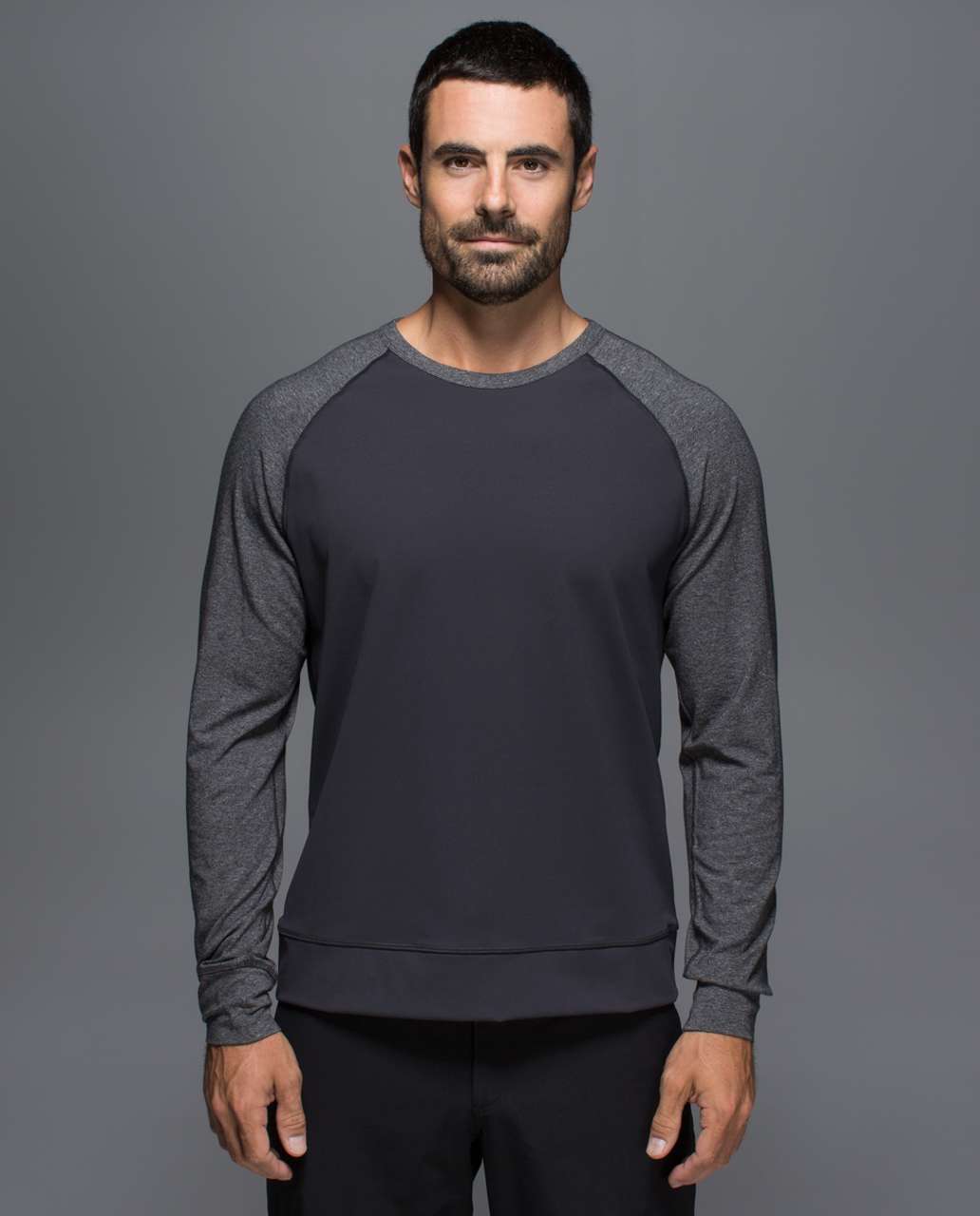 Lululemon Venus Crop - Deep Coal / Heathered Deep Coal - lulu fanatics