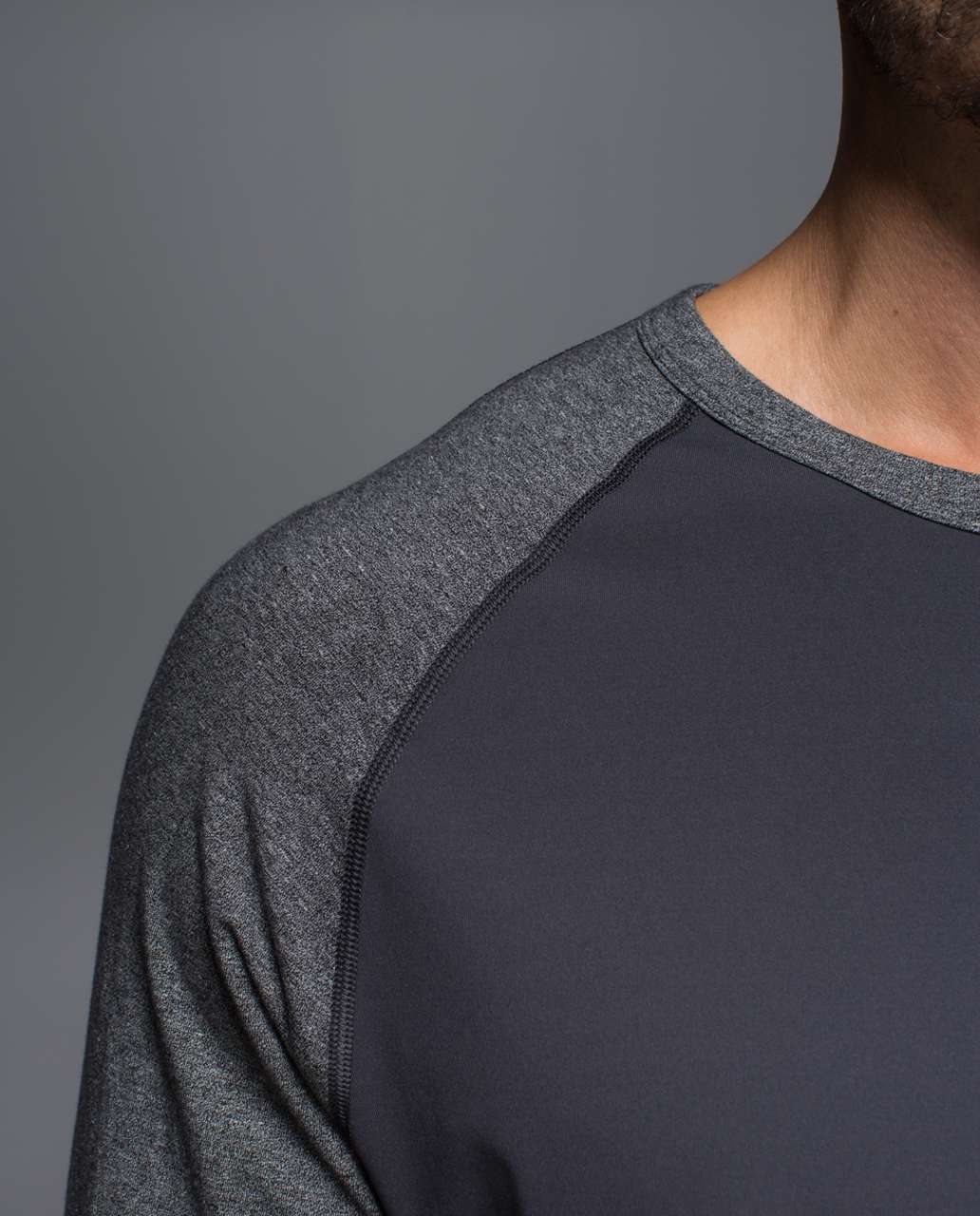 Lululemon Ball Sport T - Deep Coal / Heathered Speckled Black