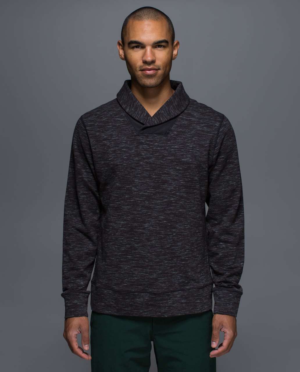 Lululemon Transit Sweater - Heathered Marled Black / Black