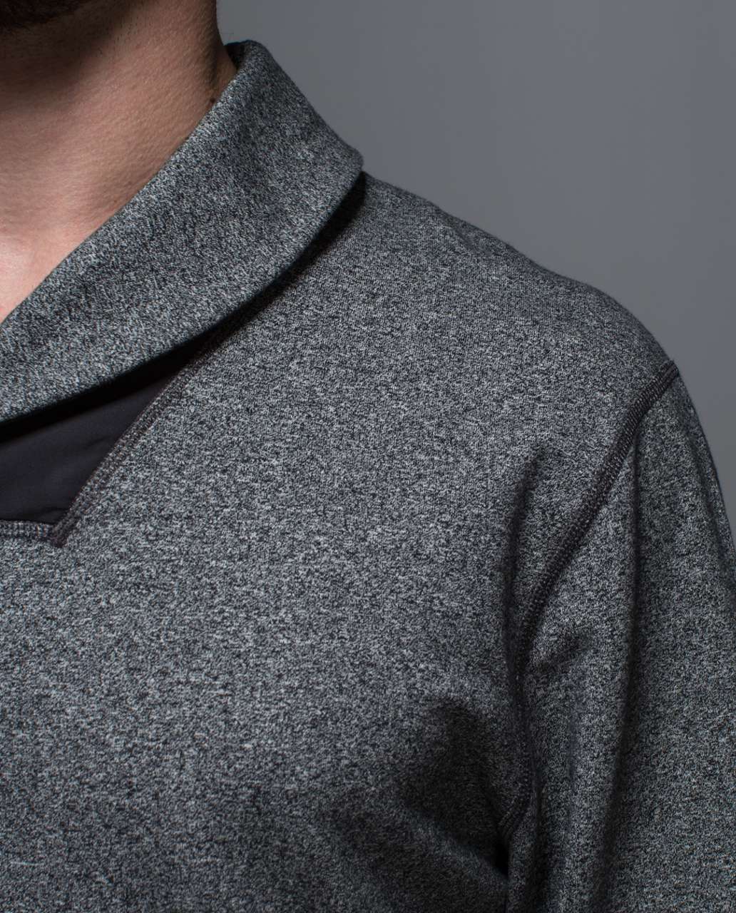 Lululemon Transit Sweater - Heathered Speckled Black / Black