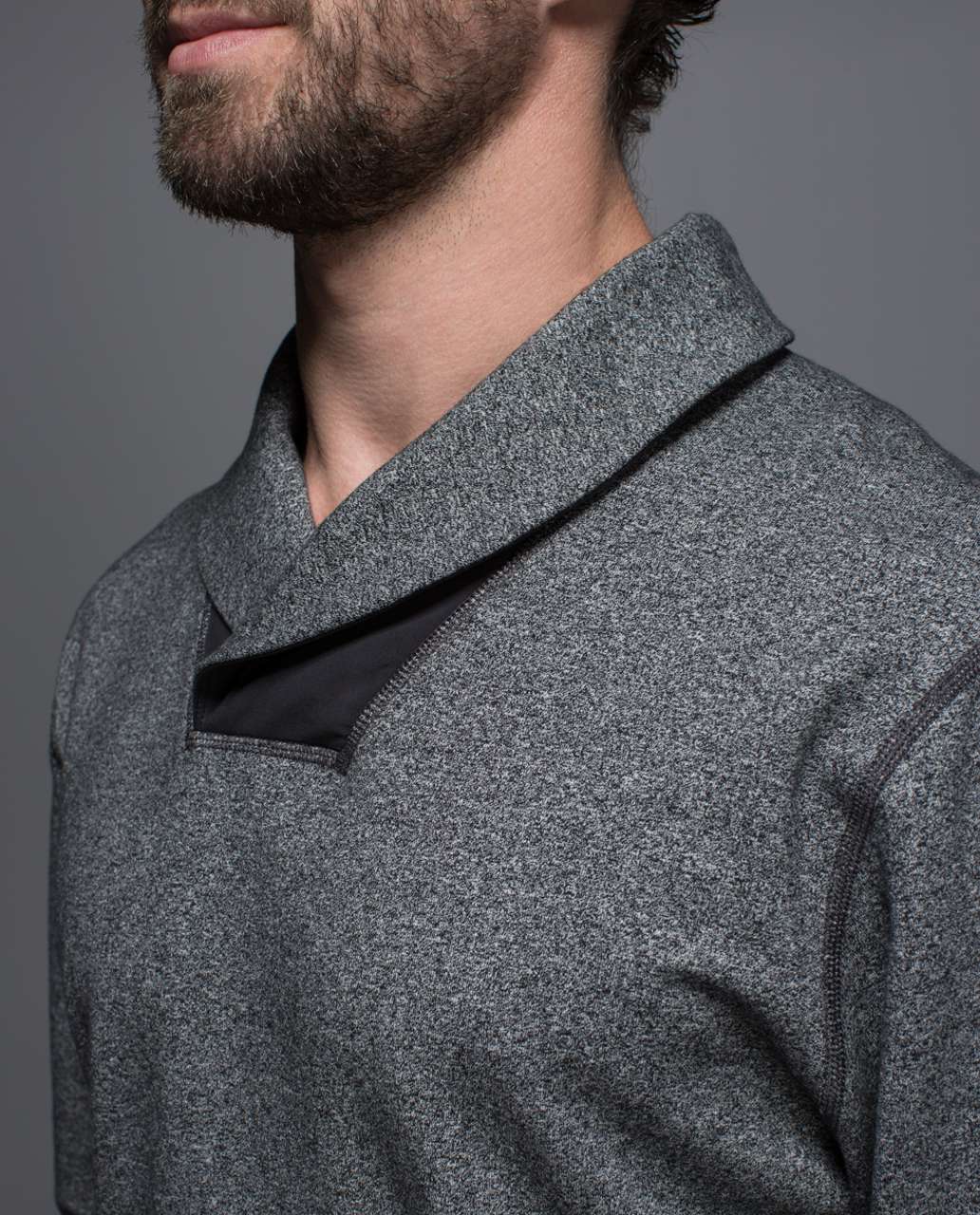 Lululemon Transit Sweater - Heathered Speckled Black / Black