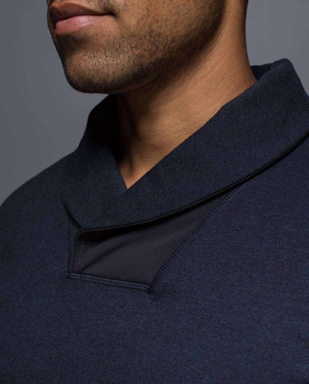 Lululemon Transit Sweater - Heathered Inkwell / Black