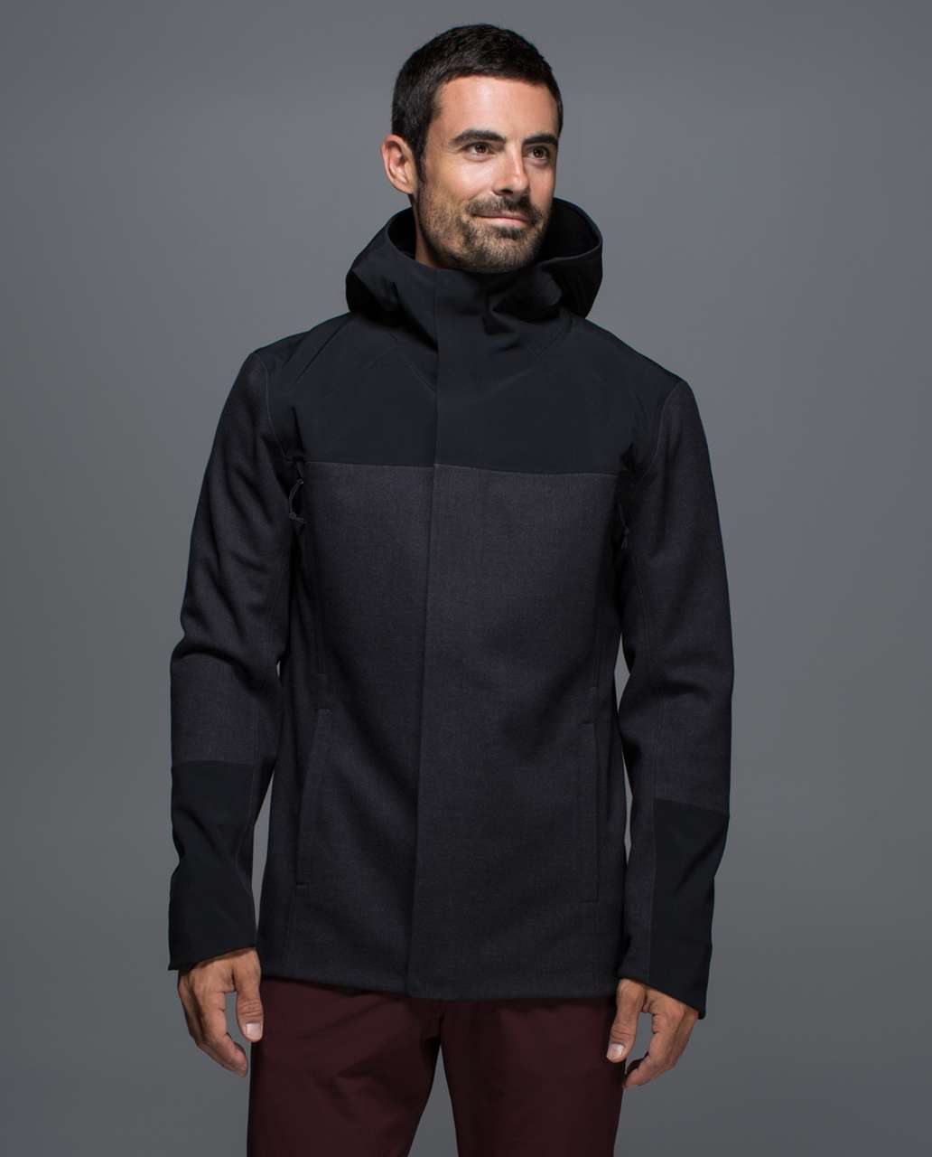 Lululemon PNW Jacket *Special Edition - Heathered Dark Grey / Black