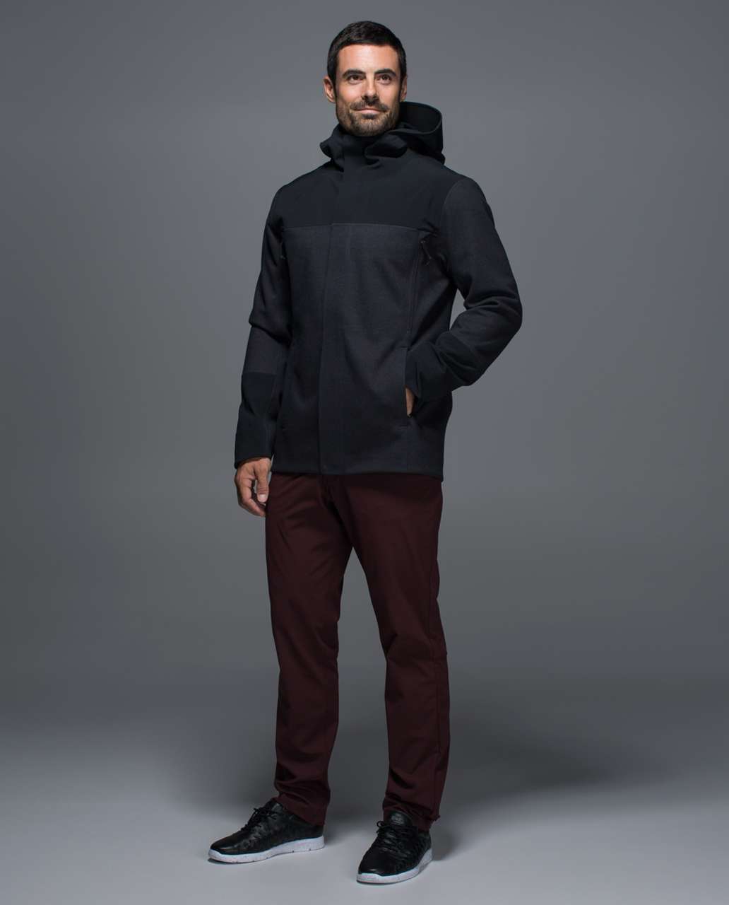 Lululemon PNW Jacket *Special Edition - Heathered Dark Grey / Black