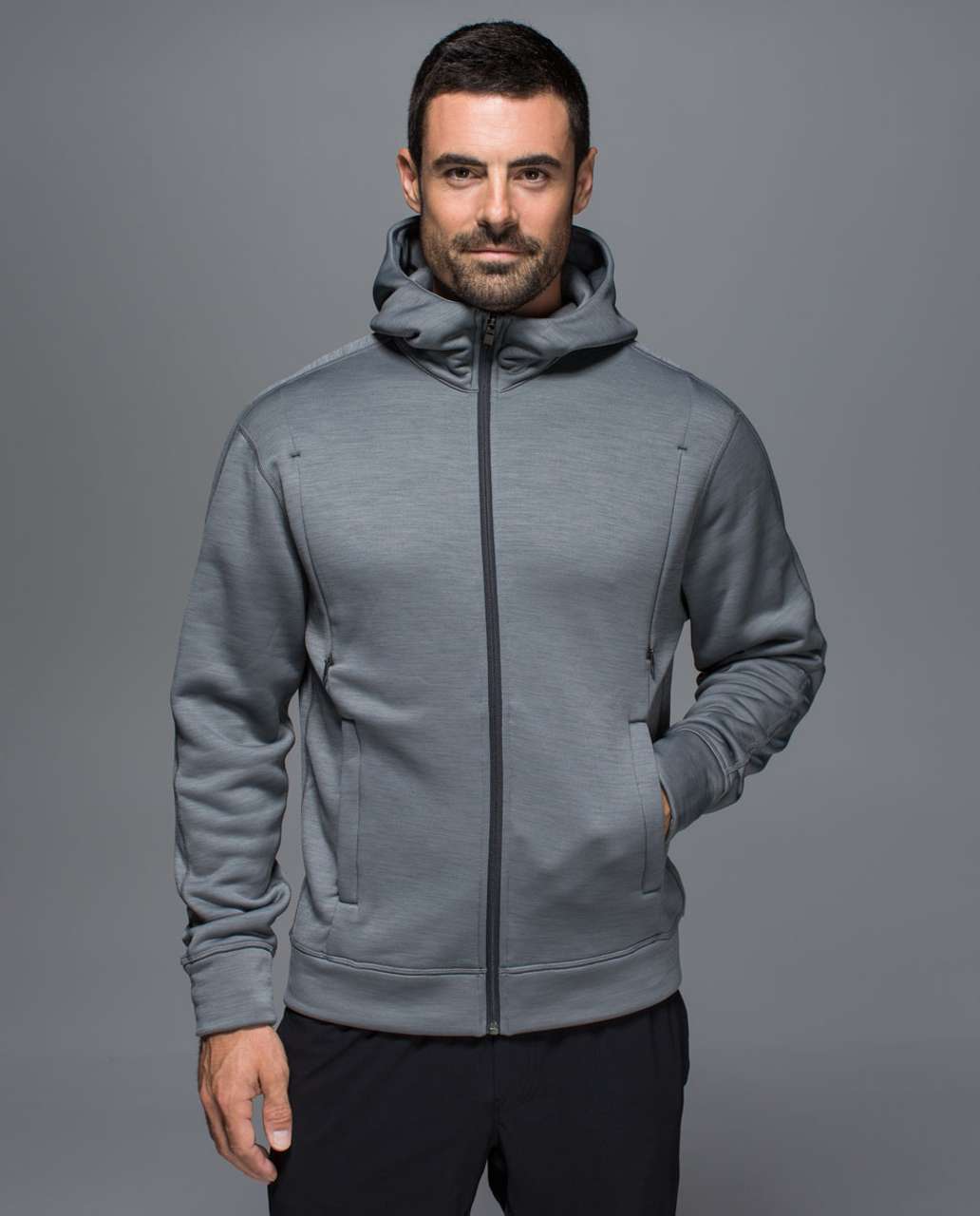 Lululemon Revolution Hoodie II - Heathered Slate