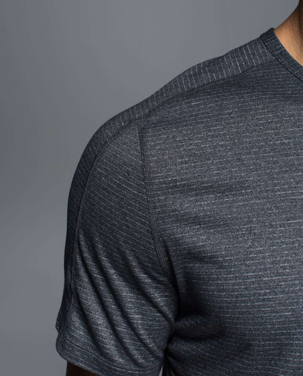 Lululemon Studio Tee - Heathered Black