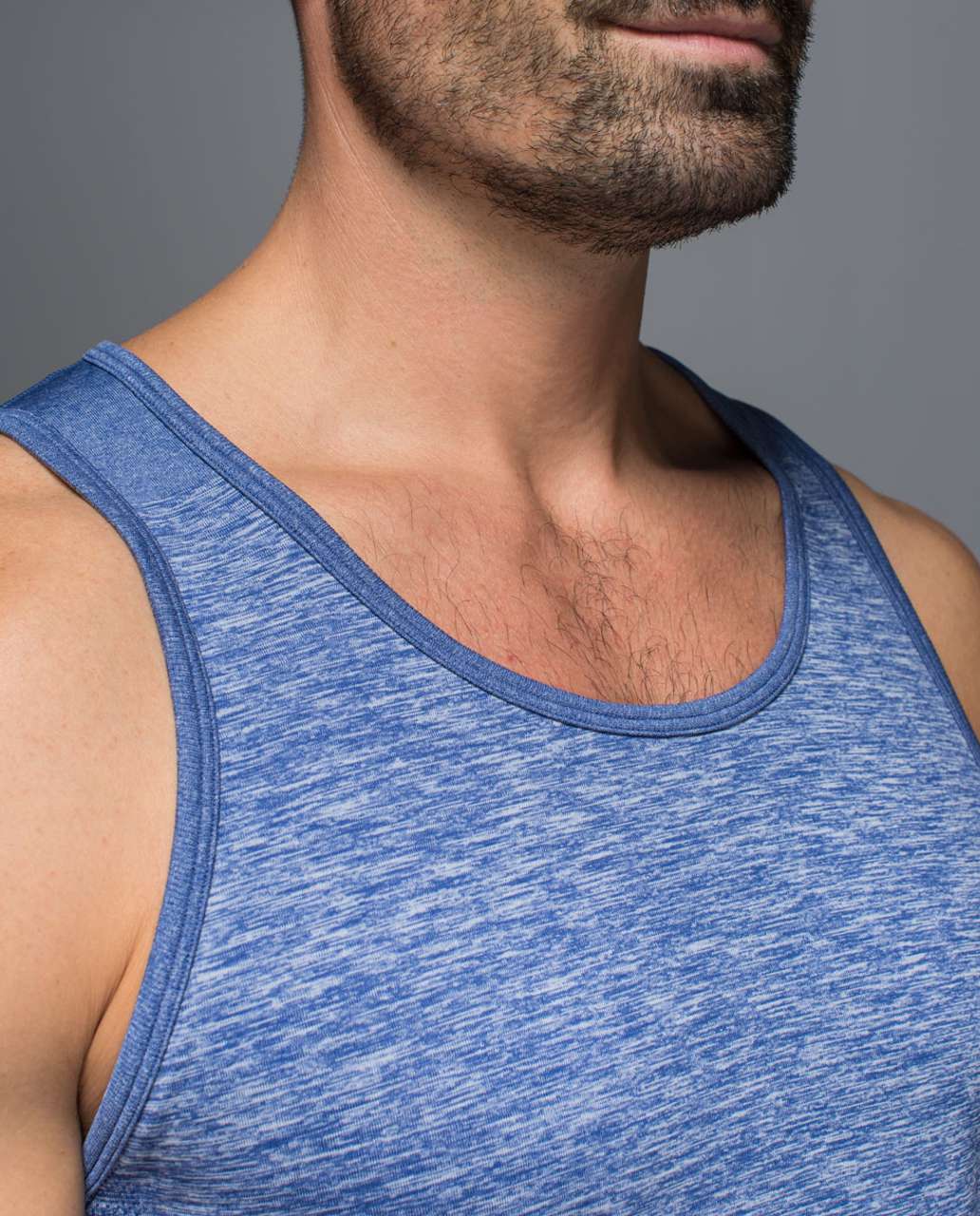 Lululemon Metal Vent Tech Tank - Mvt Space Dye Lux Indigo