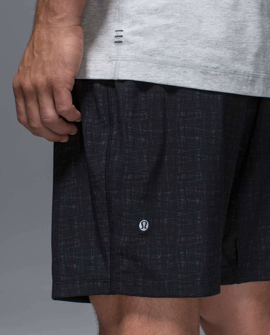 Lululemon On The Mat Short - Tokicity Deep Coal Black