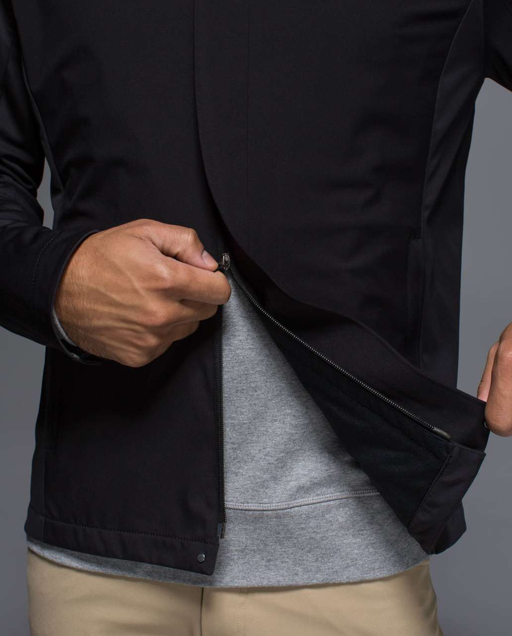 Lululemon Mobility Jacket - Black / Deep Coal - lulu fanatics