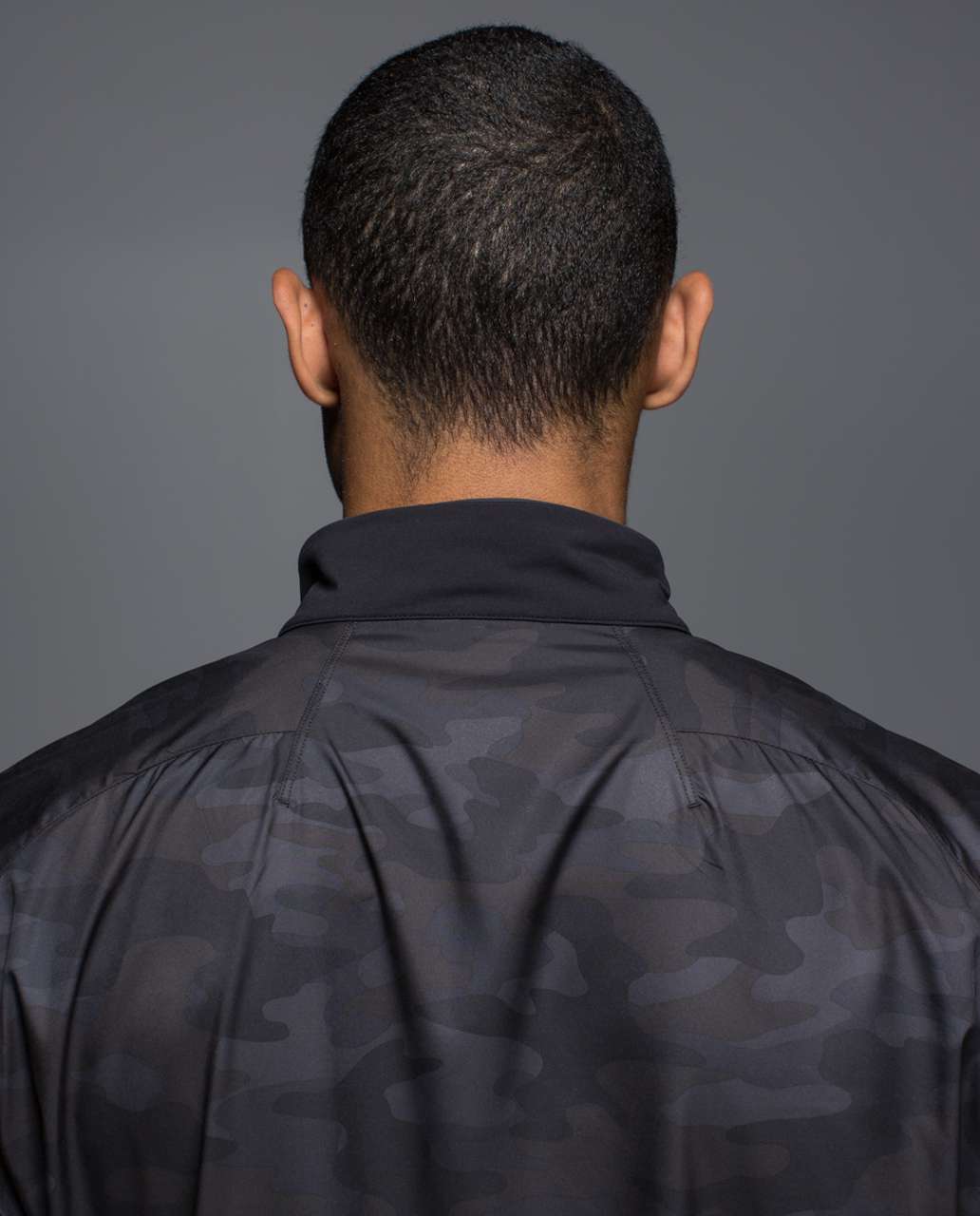 Lululemon Surge Jacket - Lotus Camo Black / Black