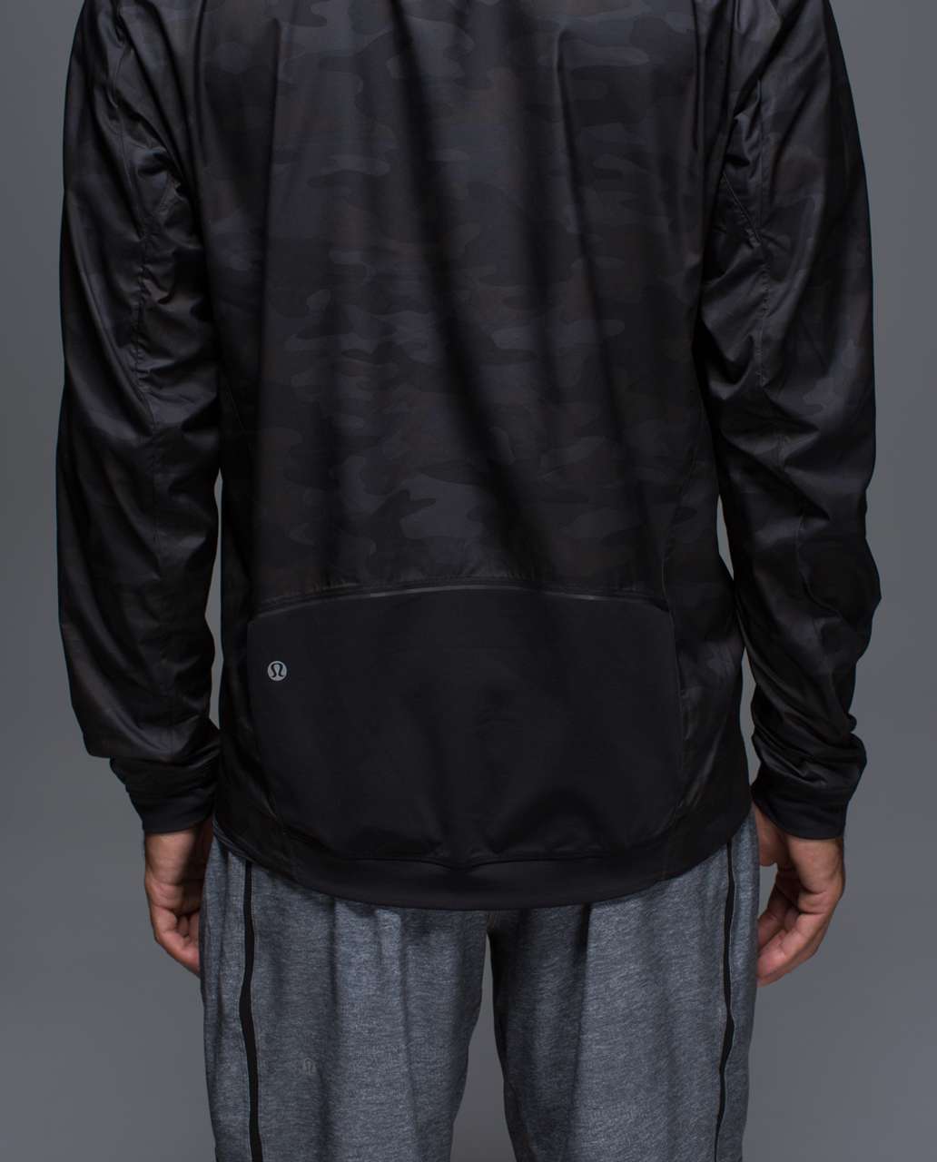 Lululemon Surge Jacket - Lotus Camo Black / Black