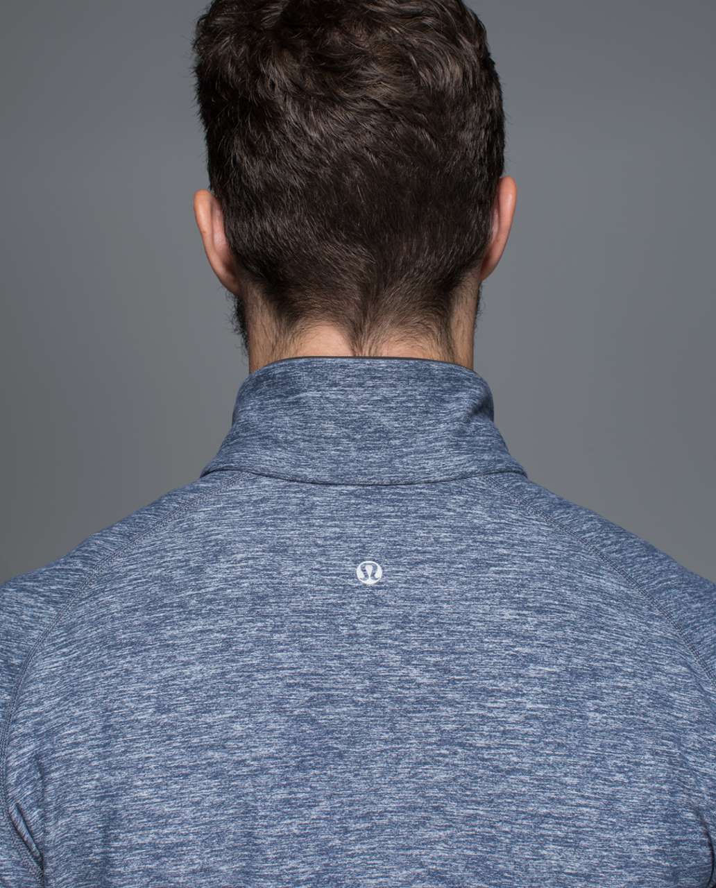 Lululemon Sweat Session 1/2 Zip - Mini Akido Stripe Heathered Black Heathered Inkwell / Heathered Inkwell