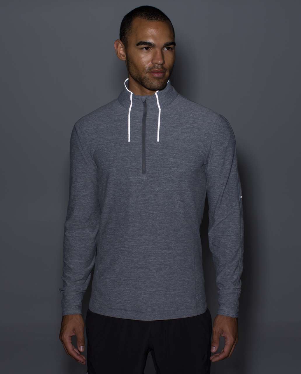 Lululemon Sweat Session 1/2 Zip - Heathered Slate