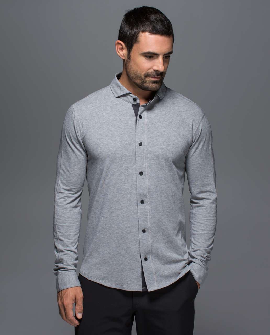 Lululemon Rival Button Up - Heathered 