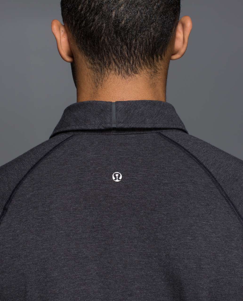 Lululemon Rival Button Up - Heathered Black - lulu fanatics