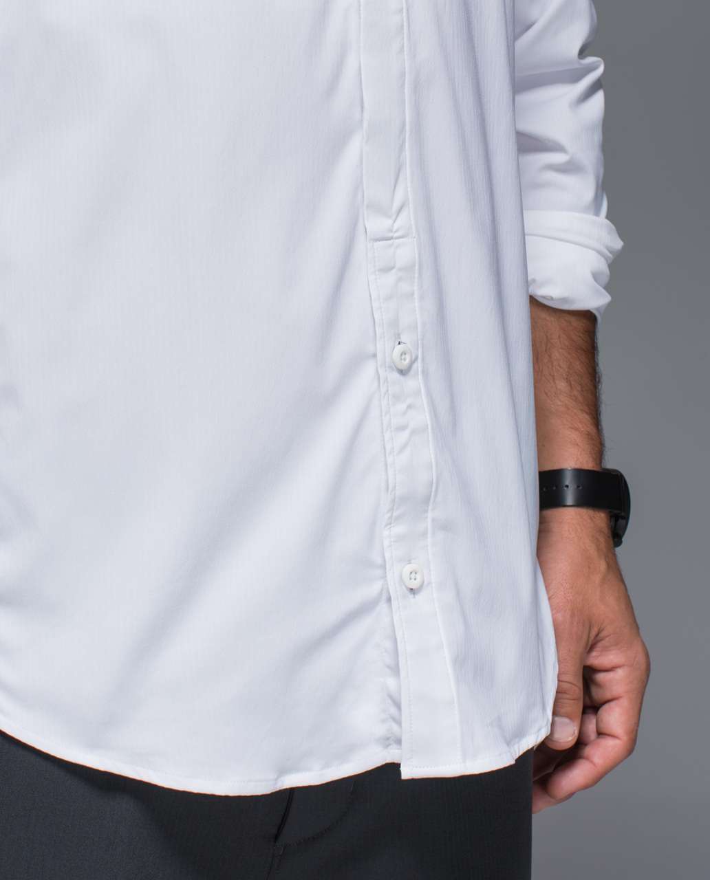 Lululemon Mission Long Sleeve Button Down - White