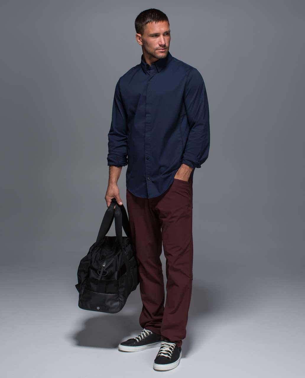 Lululemon Mission Long Sleeve Button Down - Inkwell