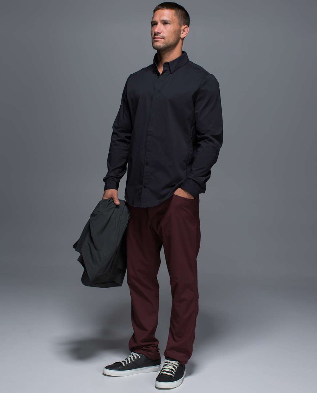 Lululemon Mission Long Sleeve Button Down - Black