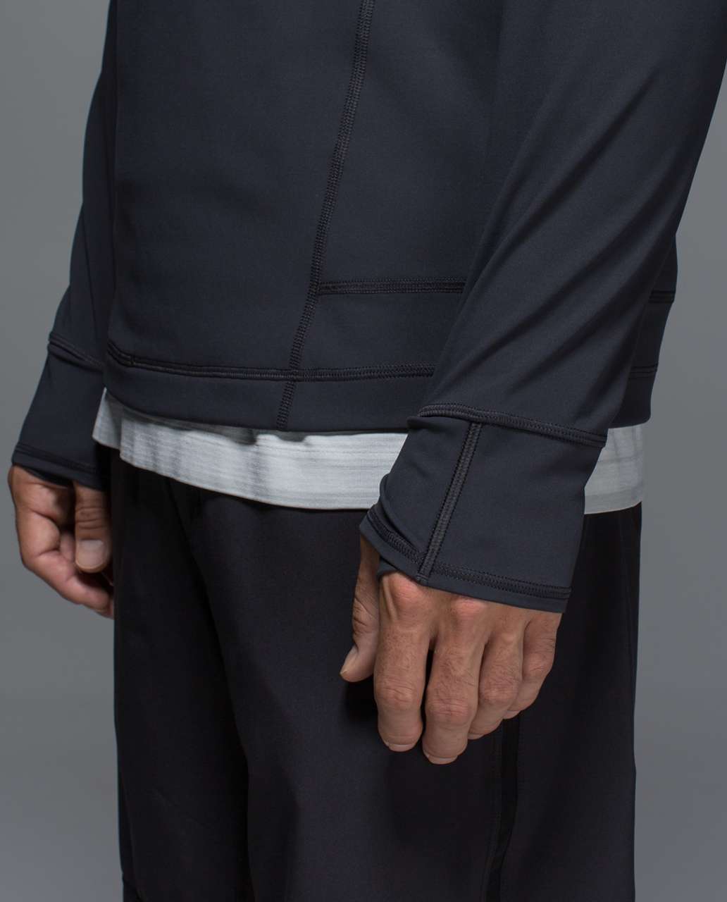 Lululemon Panelled Warmth Pullover - Deep Coal