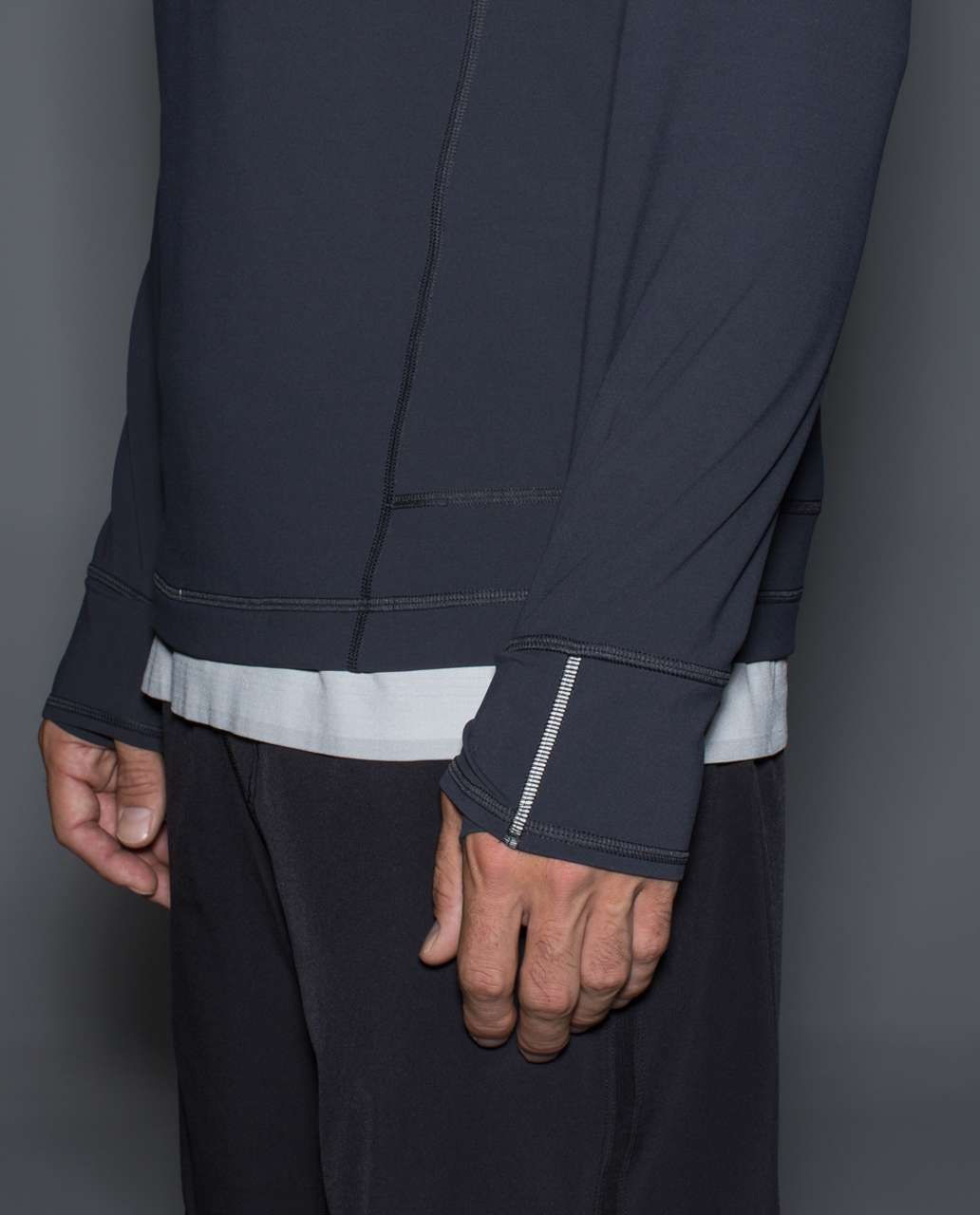 Lululemon Panelled Warmth Pullover - Deep Coal