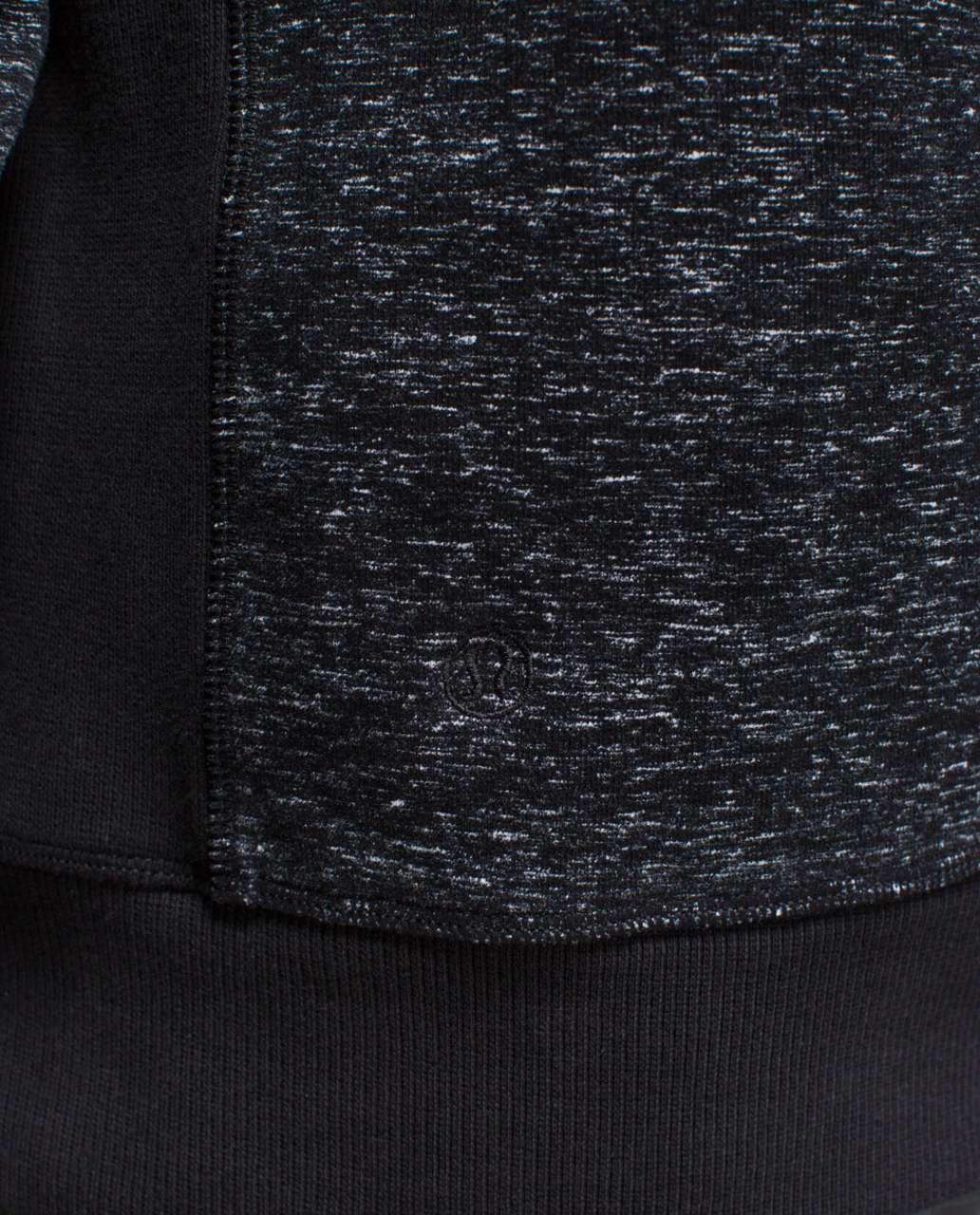 Lululemon Best Coast Hoodie - Needles Texture White Black / Black