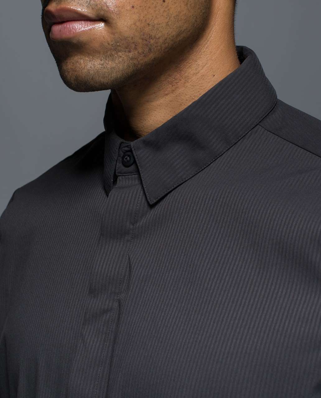 Lululemon Mission Long Sleeve Button Down - Soot