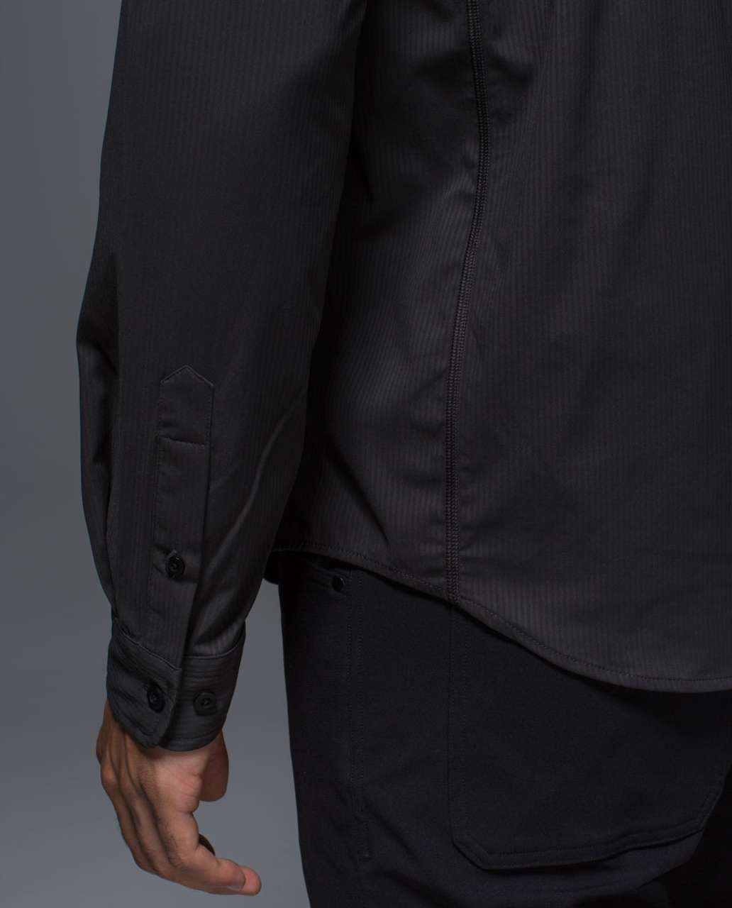 Lululemon Mission Long Sleeve Button Down - Soot