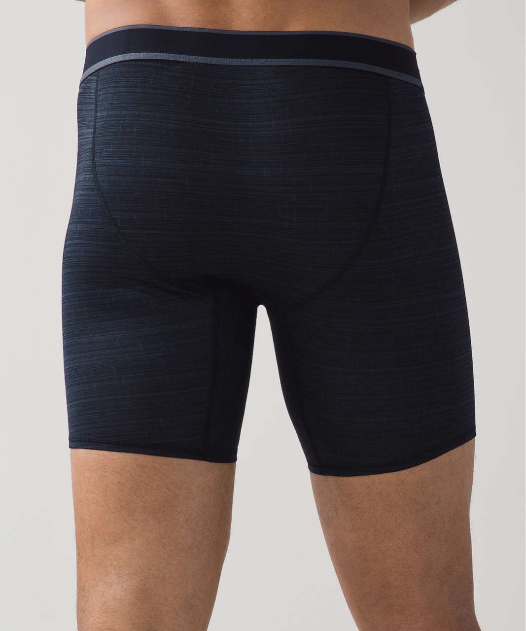 Lululemon No Boxer Boxer - Glacier Texture Deep Coal Black