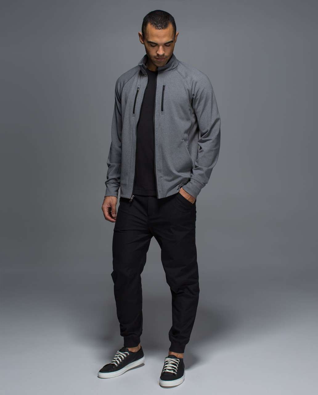 Lululemon Shift Jacket - Heathered Slate / Black