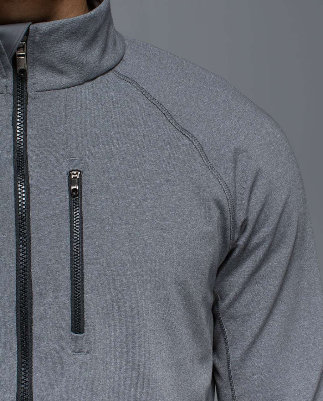 Lululemon Shift Jacket - Heathered Slate / Black