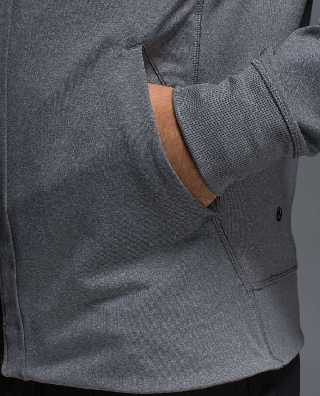 Lululemon Shift Jacket - Heathered Slate / Black