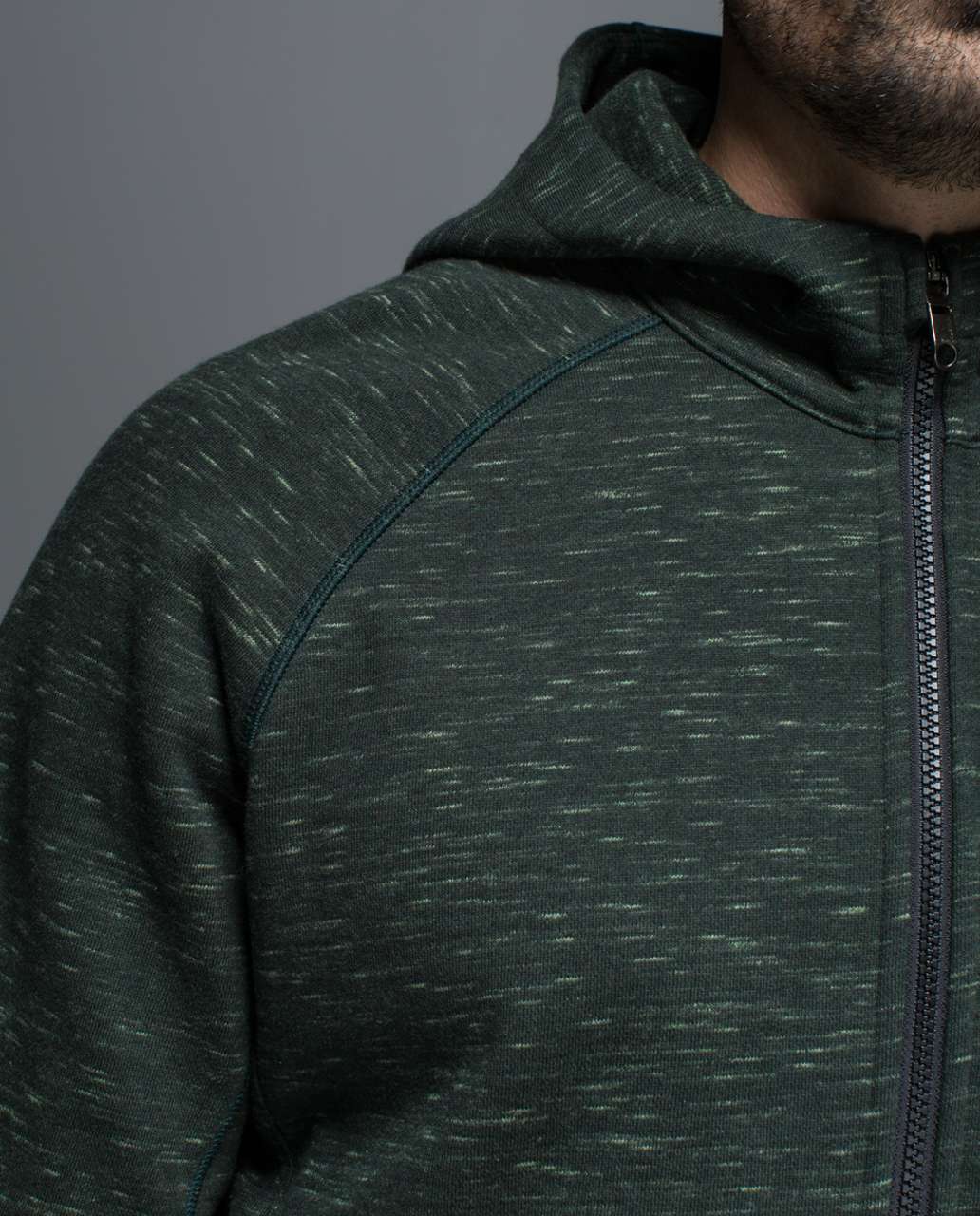 Lululemon Best Coast Hoodie - Heathered Marled Fuel Green