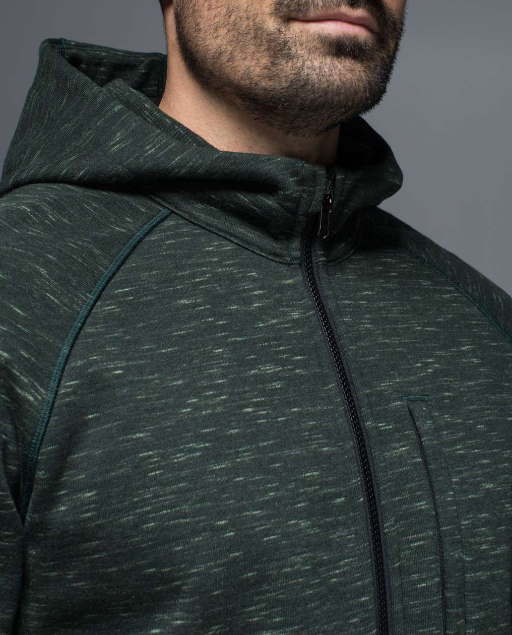 Lululemon Best Coast Hoodie - Heathered Marled Fuel Green - lulu