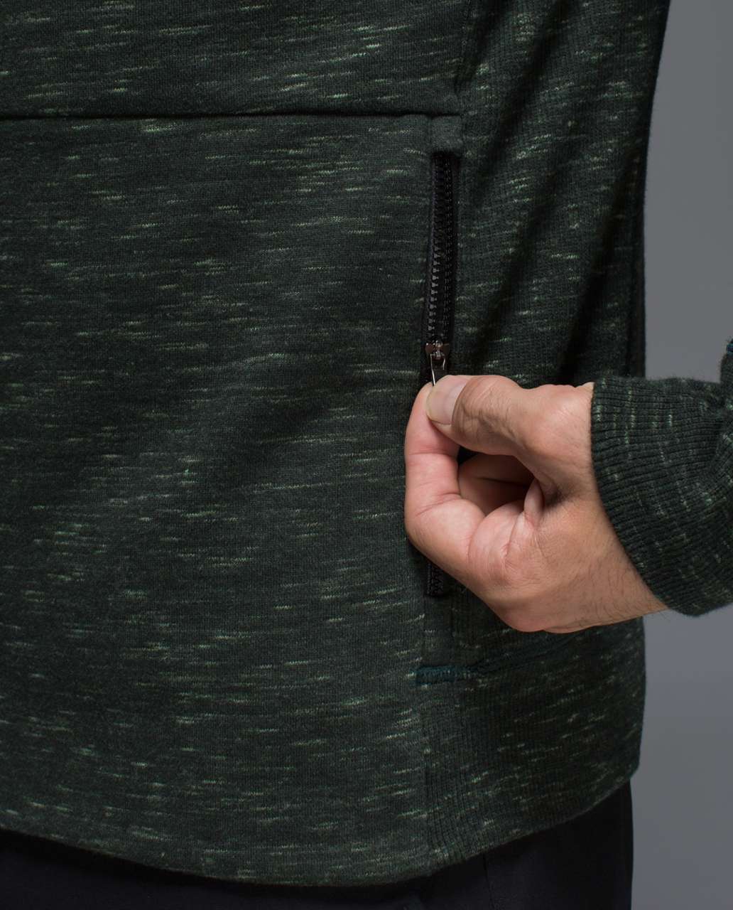 Lululemon Best Coast Hoodie - Heathered Marled Fuel Green