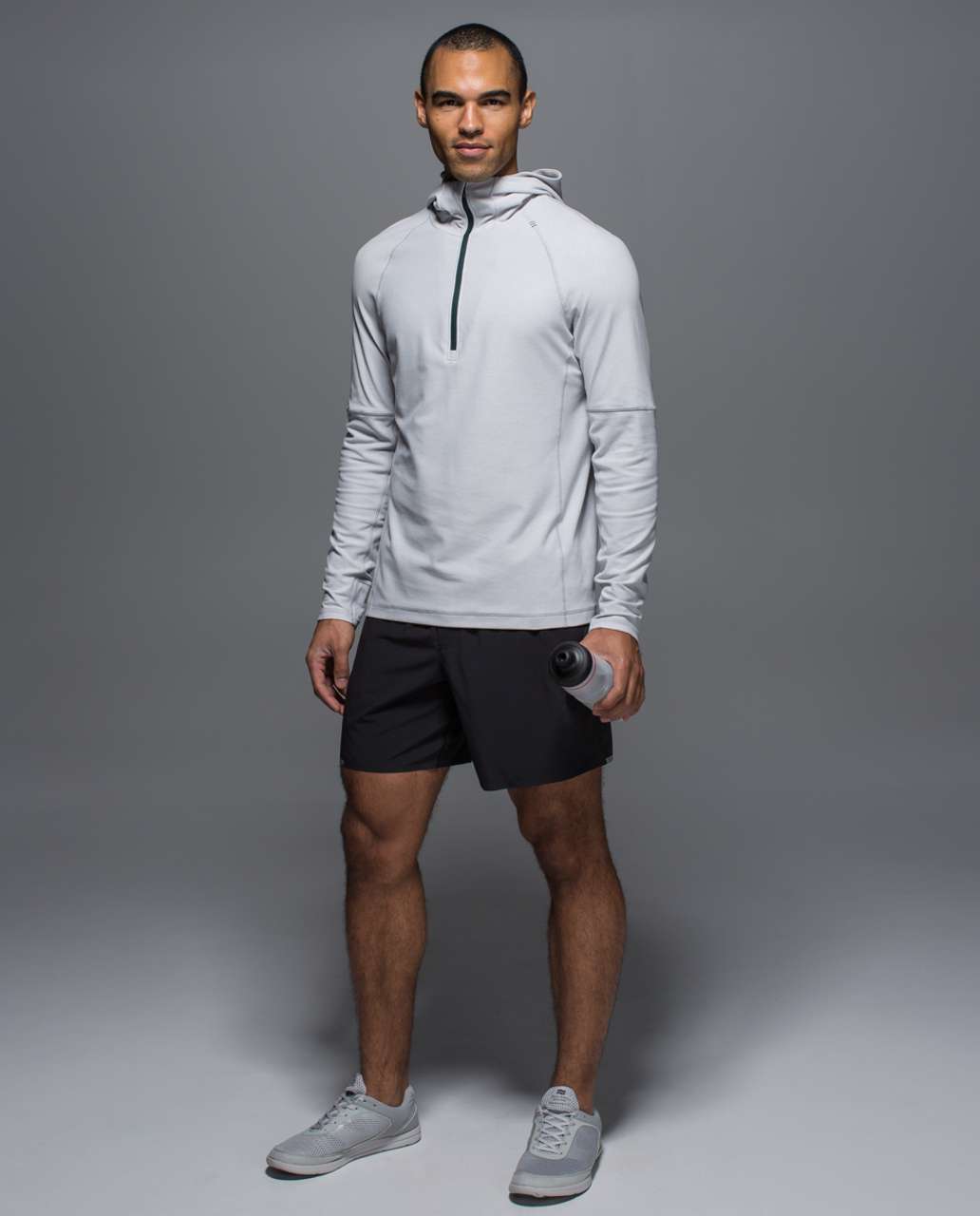 Lululemon Sweat Session Hoodie - Heathered Silver Spoon