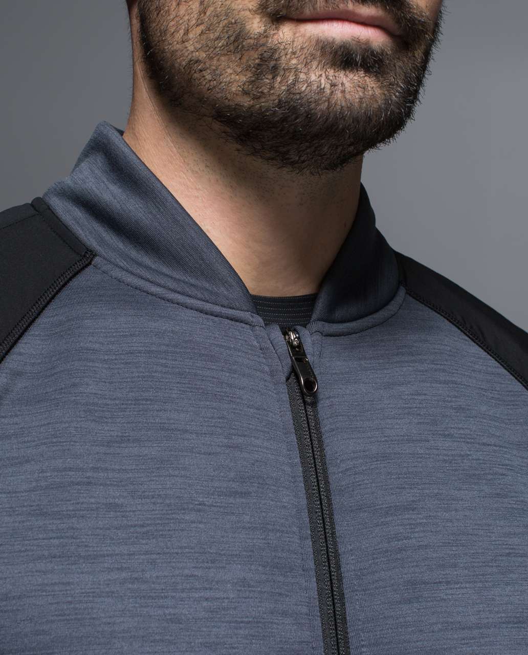 Lululemon Revolution Bomber - Heathered Jay Grey / Black