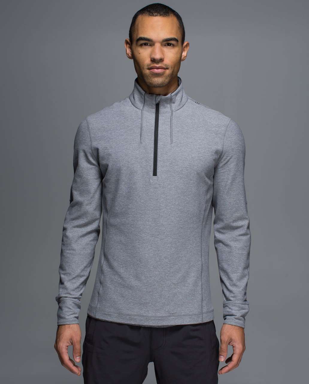 Lululemon Sweat Session 1/2 Zip *Silver - Heathered Slate