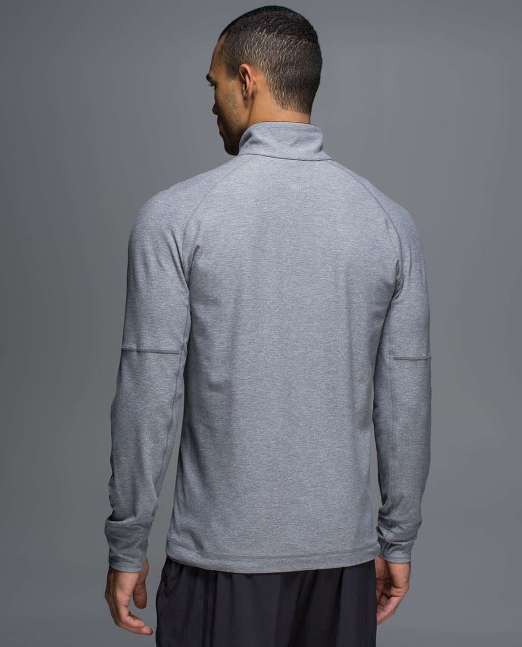 Lululemon Sweat Session 1/2 Zip *Silver - Heathered Slate