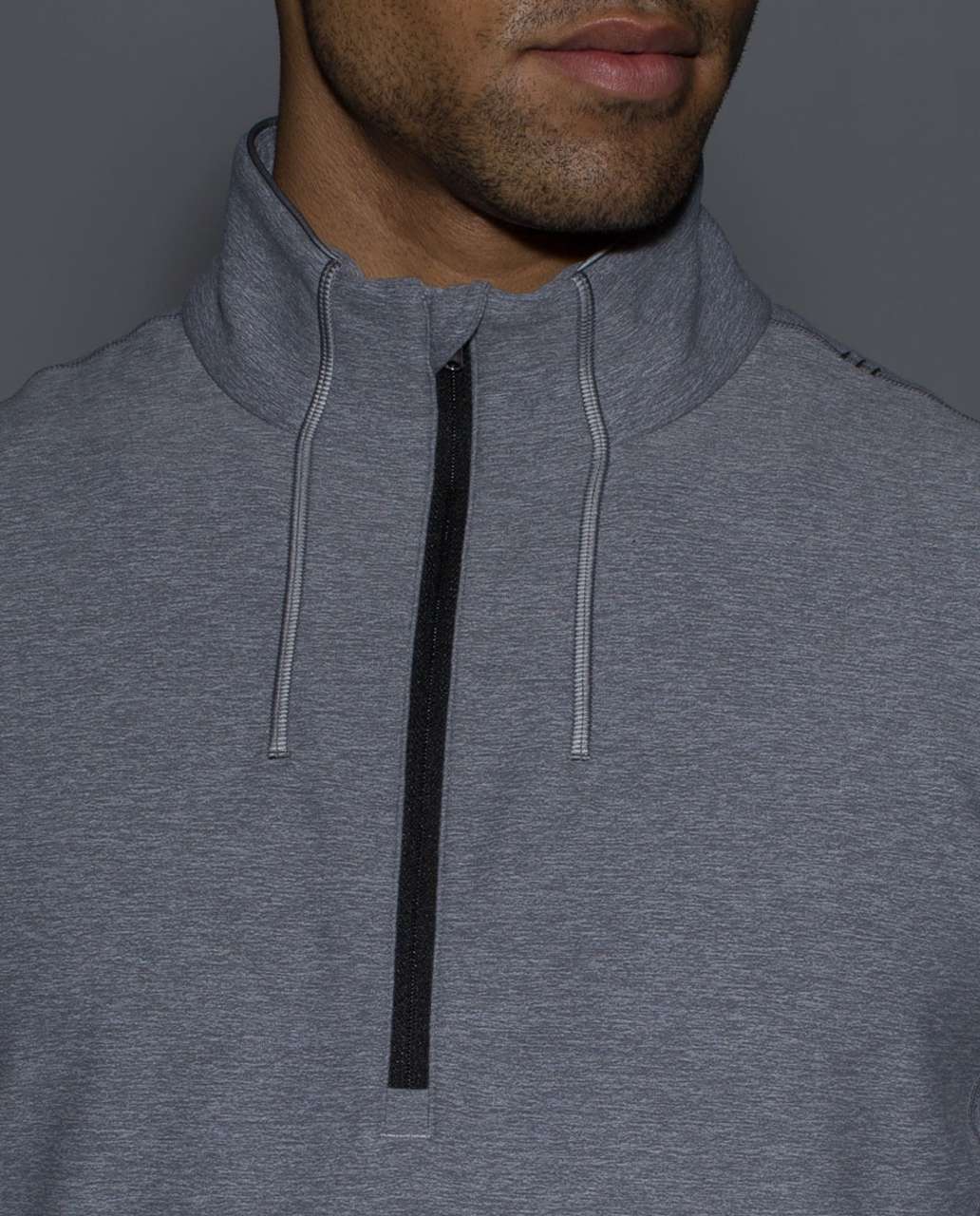 Lululemon Sweat Session 1/2 Zip *Silver - Heathered Slate