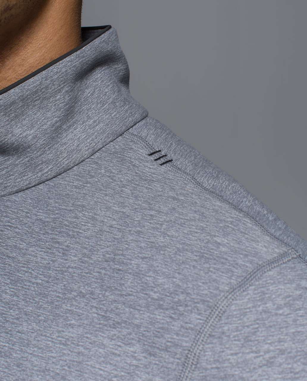 Lululemon Sweat Session 1/2 Zip *Silver - Heathered Slate