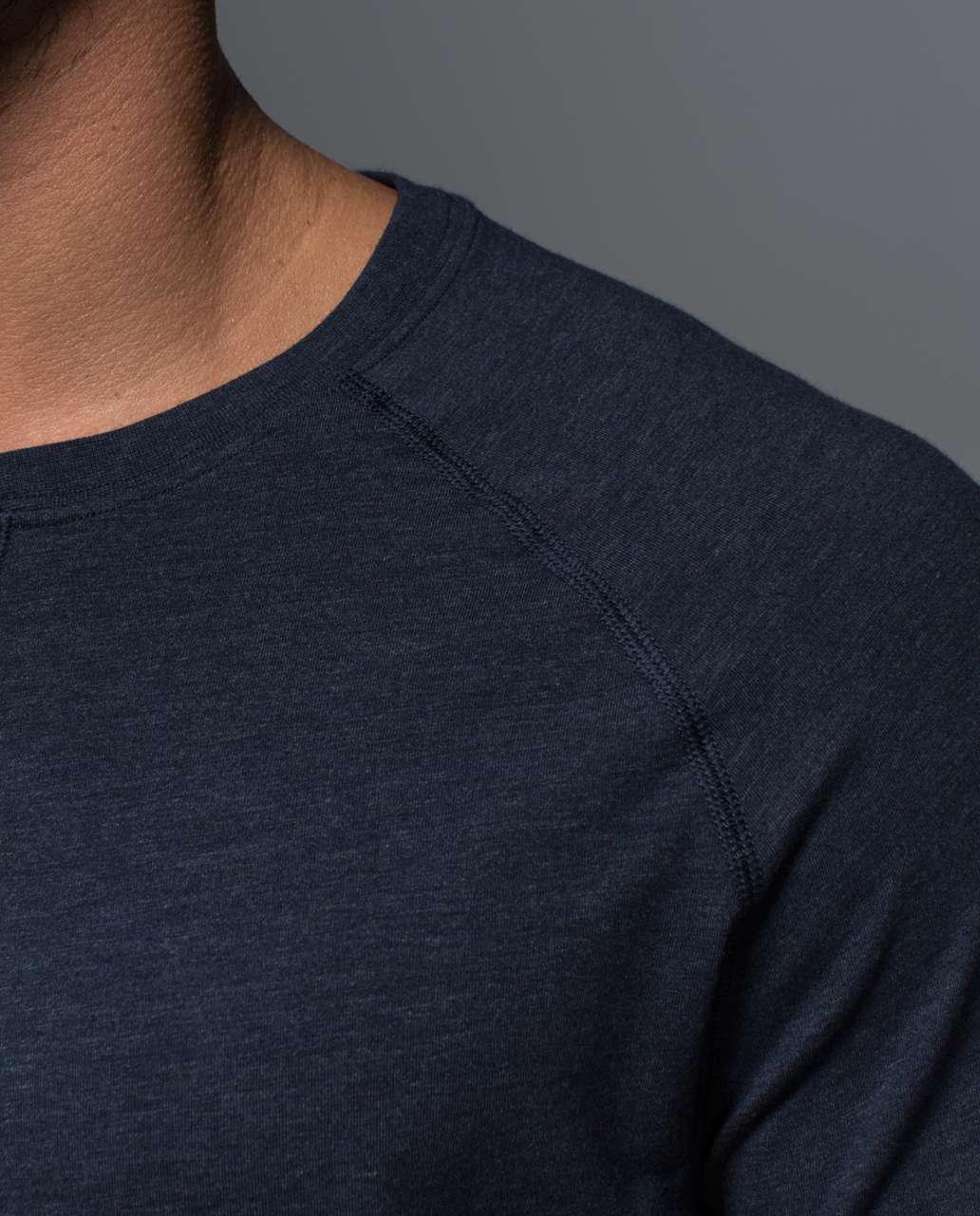 Lululemon Rival Long Sleeve - Heathered Inkwell