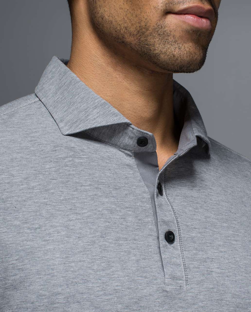 Lululemon Rival Polo - Heathered Medium Grey