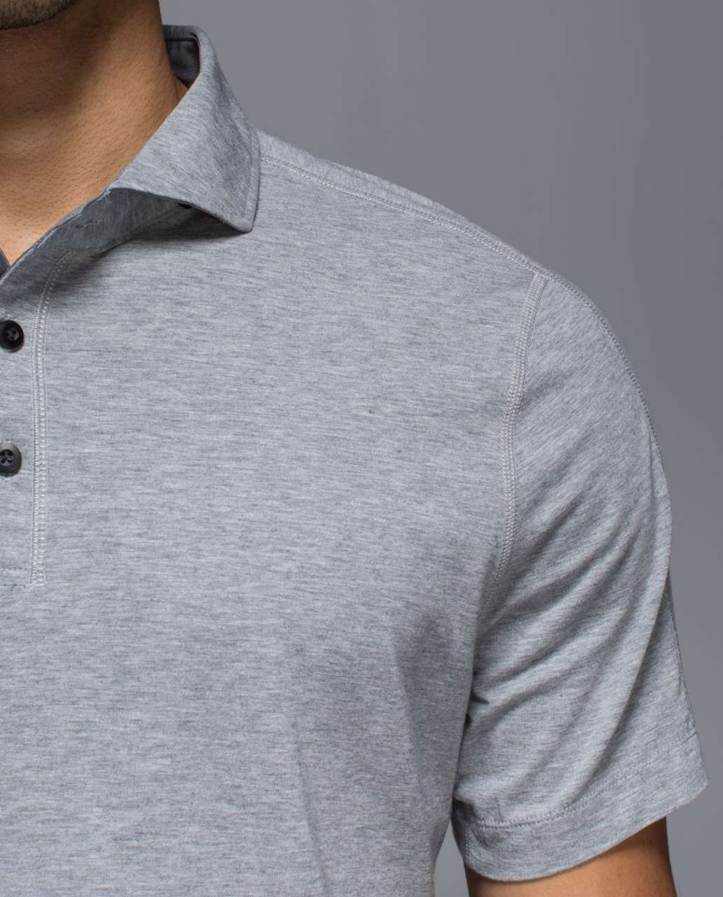 Lululemon Rival Polo - Heathered Medium Grey