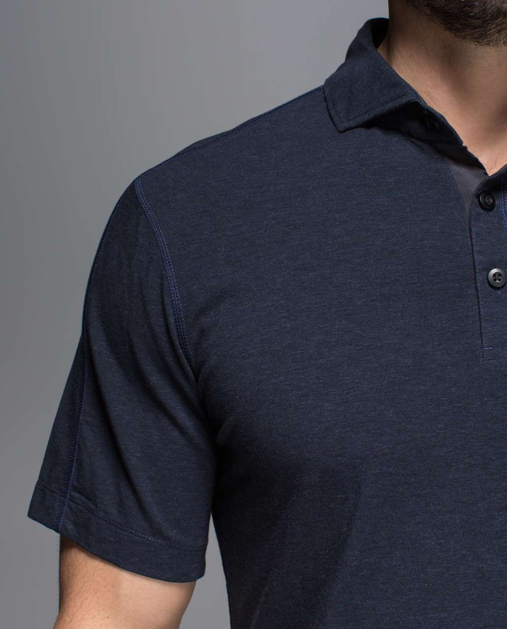 Lululemon Rival Polo - Heathered Inkwell