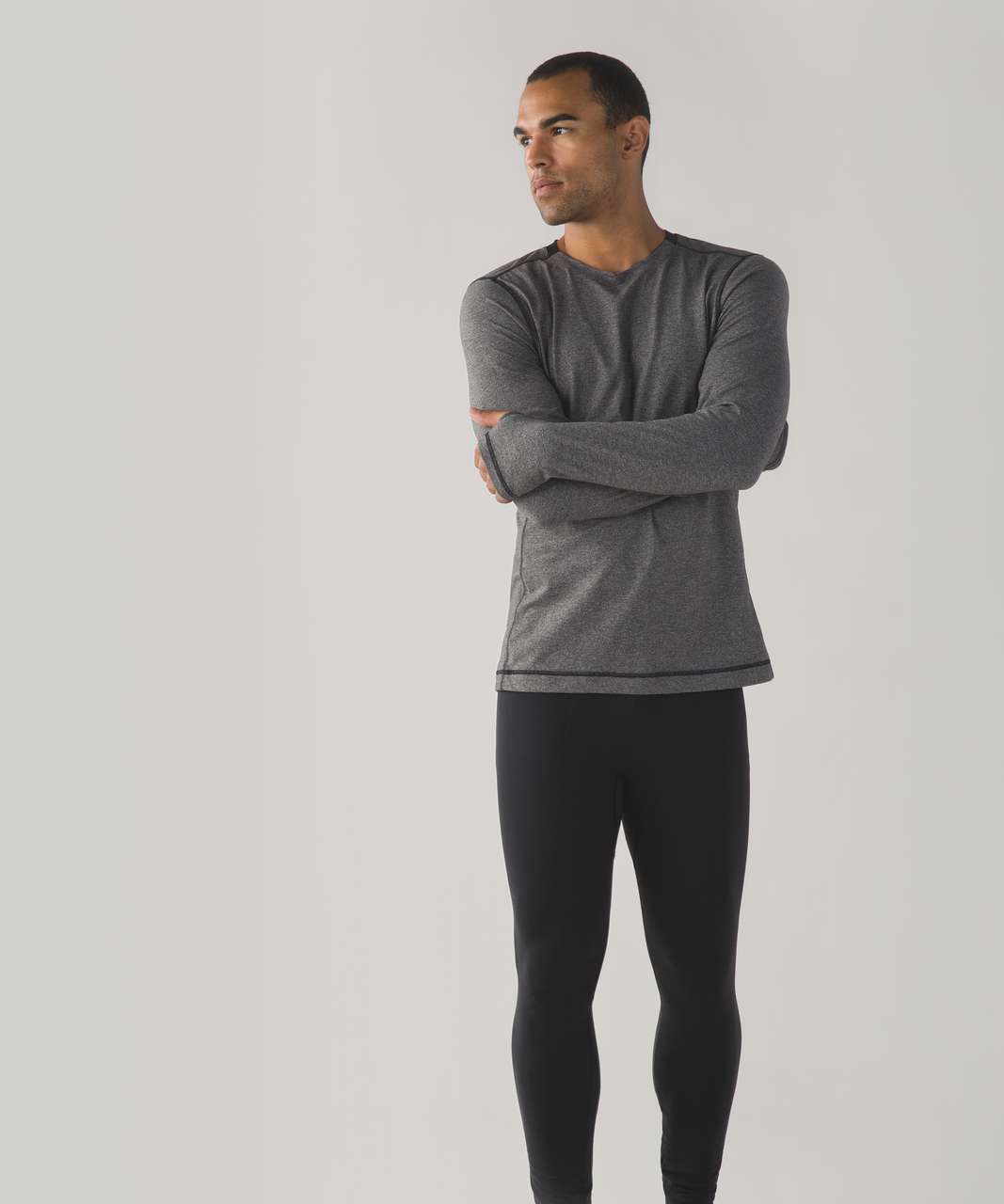 LULULEMON SLATE/WHITE METAL VENT TECH SS – Barry's Shop